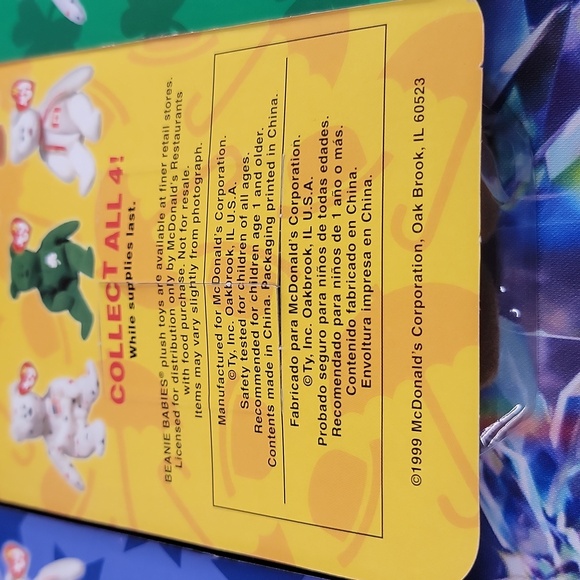 McDonald's Ty Beanie Babies Set Of 4 - Picture 8 of 9